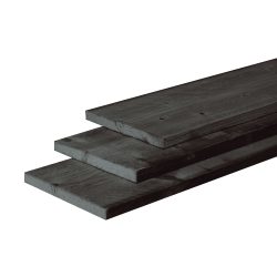 Douglas Fijnbezaagde plank Zwart 2,2 x 20 cm