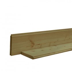Geïmpregneerde Blokhutprofiel plank 2,8 x 14,5 cm