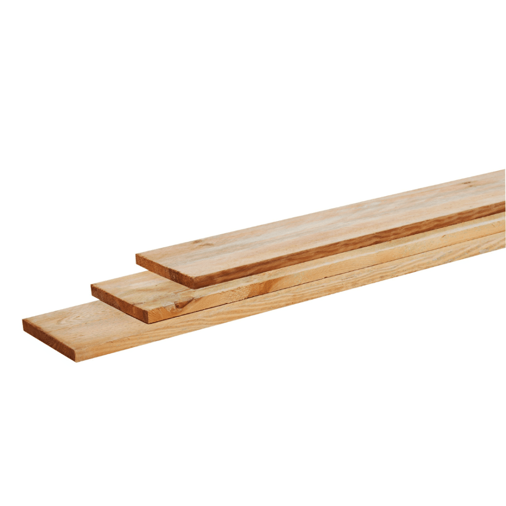 Geïmpregneerd Geschaafde plank 2,8 x 8 cm