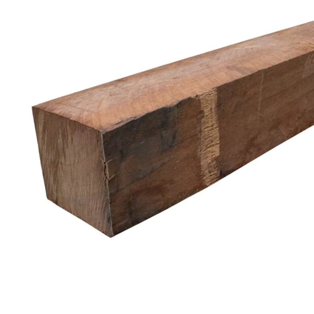 Hardhouten Palen Fijnbezaagd 20 x 20 cm