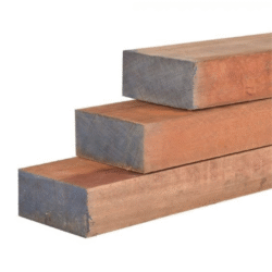 Hardhout Fijnbezaagd Balk 8 x 15 cm