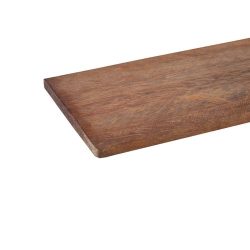 Hardhout Fijnbezaagde plank 3 x 15 cm