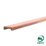 Douglas afdeklat met sponning 2,8 x 8,5 x 180 cm, onbehandeld