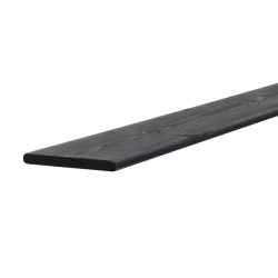 Schuttingplank Geïmpregneerd 1,6 x 14 x 180 cm Zwart