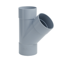 PVC T-Stuk / Y-Stuk Ø 80 mm