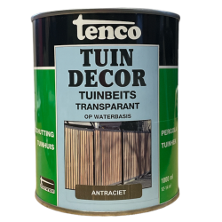Tenco tuindecor transparante beits antraciet Div