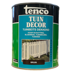 Tenco tuindecor dekkend bruin 1L