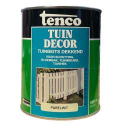 Tenco tuindecor dekkend Parel Wit 1L