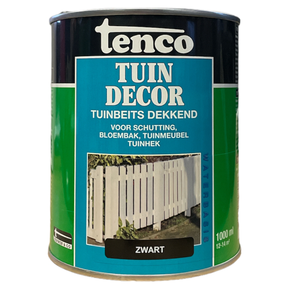 Tenco tuindecor dekkend zwart Div