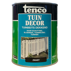 Tenco tuindecor dekkend zwart Div