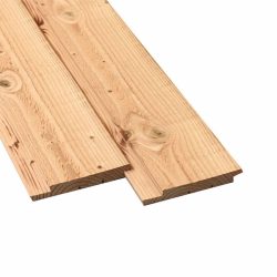 Channelsiding planken Douglas 1,8 x 14,2 cm