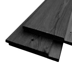 Channelsiding planken Douglas Zwart 18 x 14,2 x 300 cm
