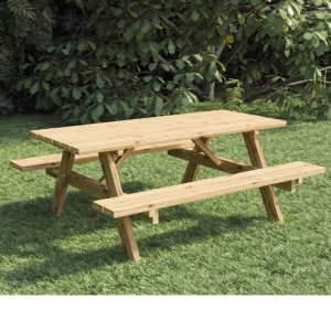Picknicktafel Excellent 220 cm vuren gedroogd, groen geïmpregneerd