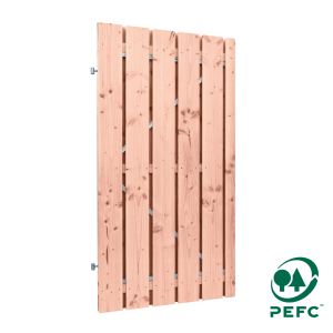 Deur op stalen frame Douglas Geschaafd 120 x 190 cm