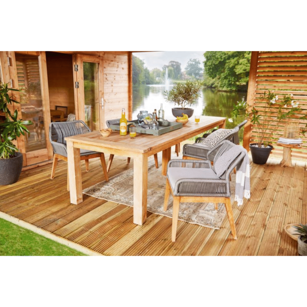 Tuintafel Teak 300 x 100 cm
