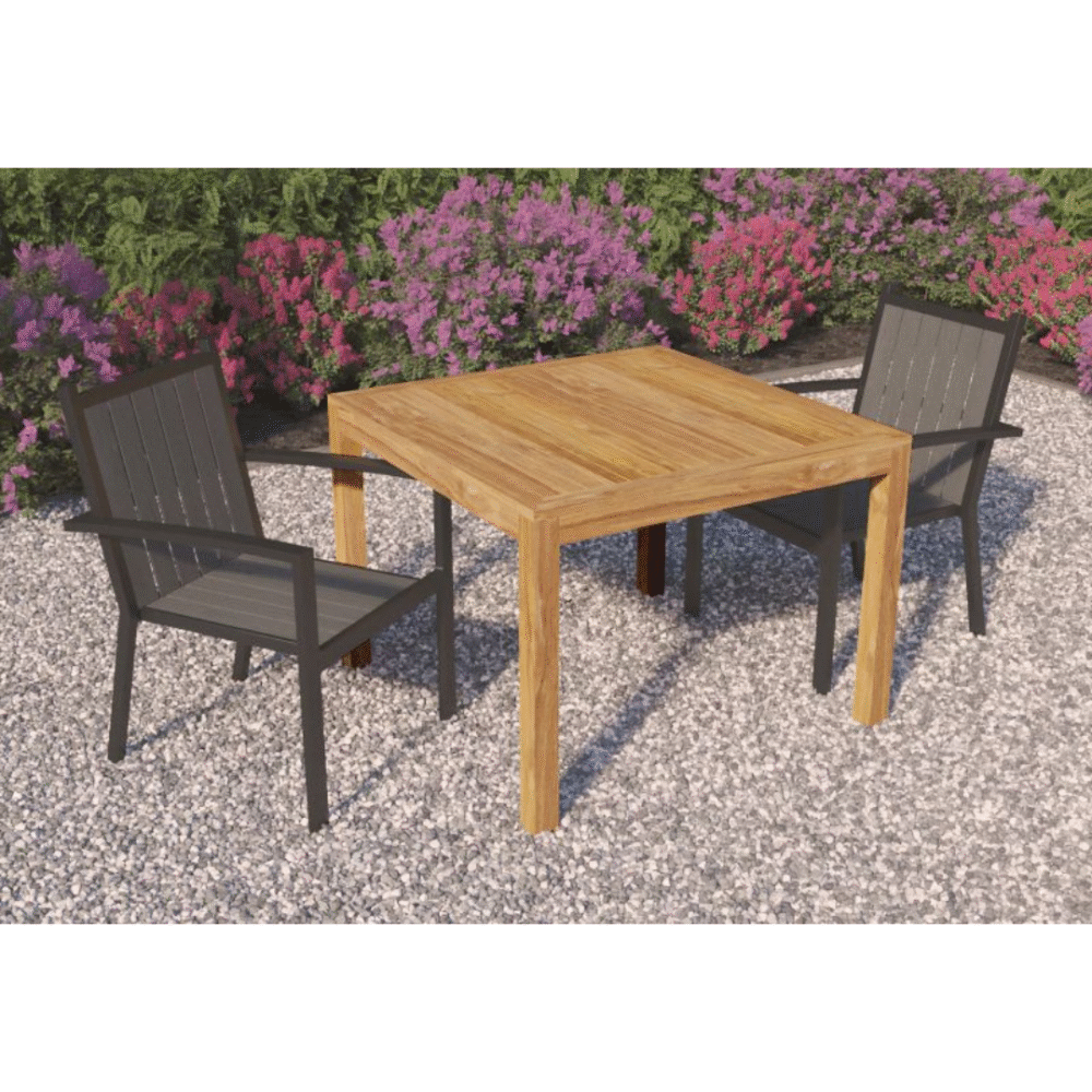 Tuintafel Teak 100 x 100 cm