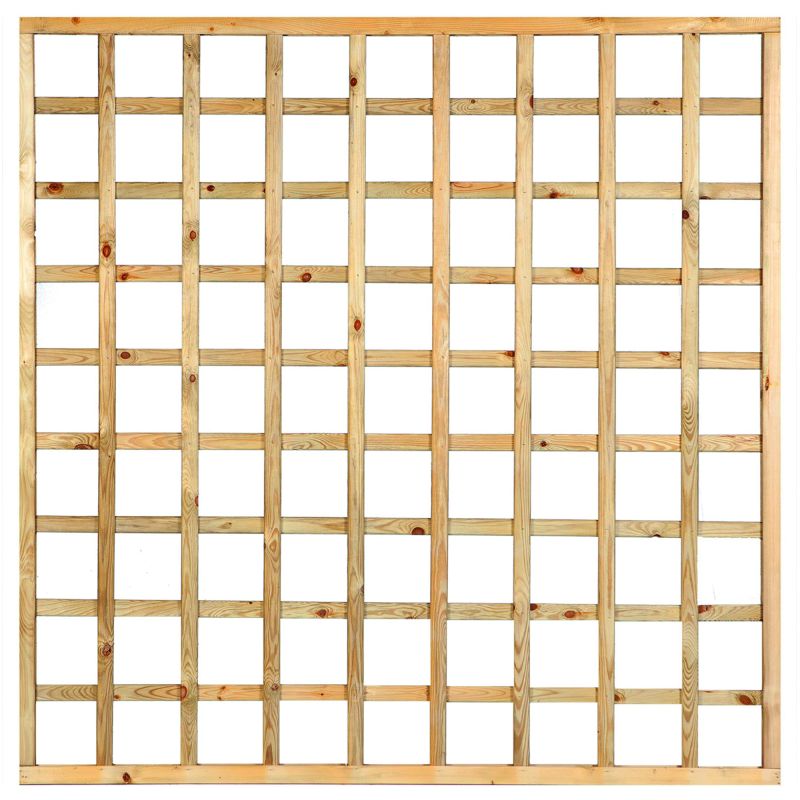 Trellis recht, lamel 1,3 x 2,5 cm grenen groen geïmpregneerd