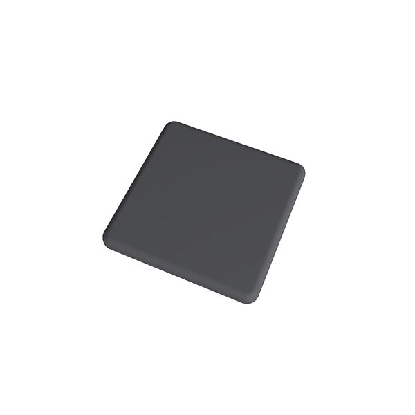 Aluminium paalkap zwart