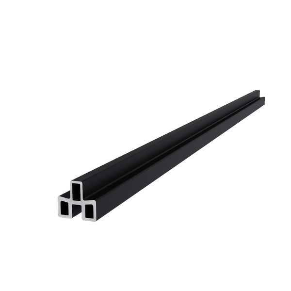 Aluminium frameset voor triple schermplanken zwart