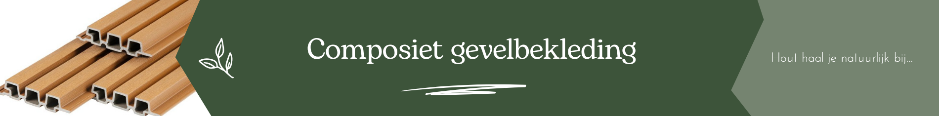 Composiet gevelbekleding