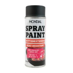 Mondial Spray Paint Hittebestendig Zwart 400 ml