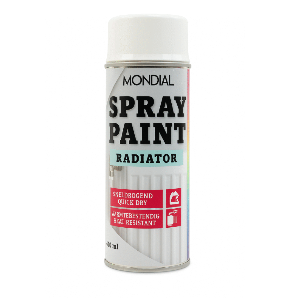 Mondial Spray Paint Radiatorlak Wit 400 ml