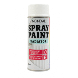 Mondial Spray Paint Radiatorlak Wit 400 ml