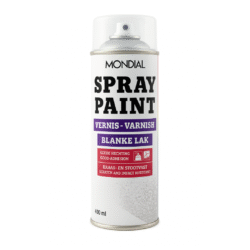 Mondial Spray Paint Blanke Lak Hoogglans 400 ml