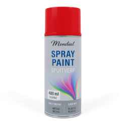 Mondial Spray Paint Ral 3020 Hoogglans Verkeersrood 400 ml