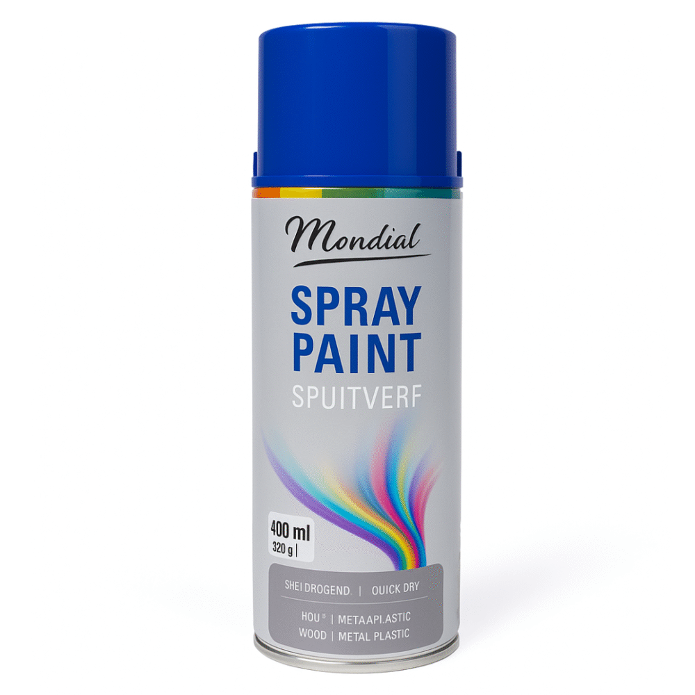 Mondial Spray Paint Ral 5002 Hoogglans Marijnblauw 400 ml