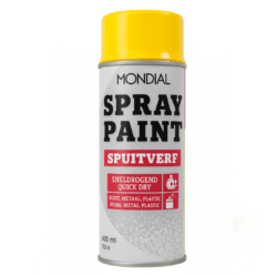 Mondial Spray Paint Ral 1021 Hoogglans Geel 400 ml