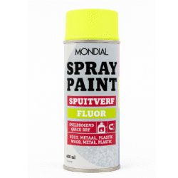 Mondial Spray Paint Fluor Geel 400 ml
