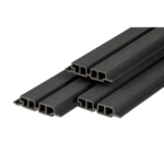 PuraTech 55 composiet gevelbekleding dubbel profiel Ebony Black