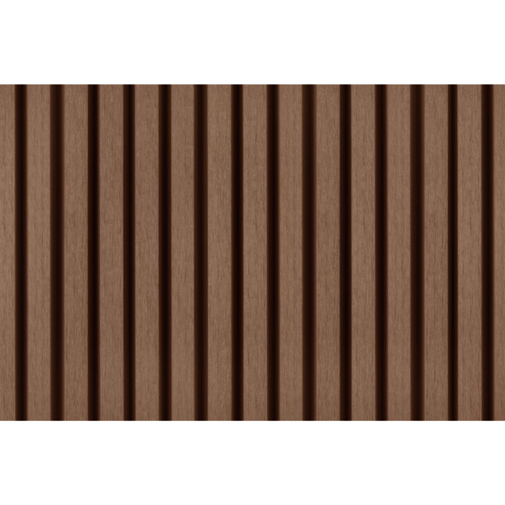 PuraTech 30 composiet gevelbekleding triple profiel Teak