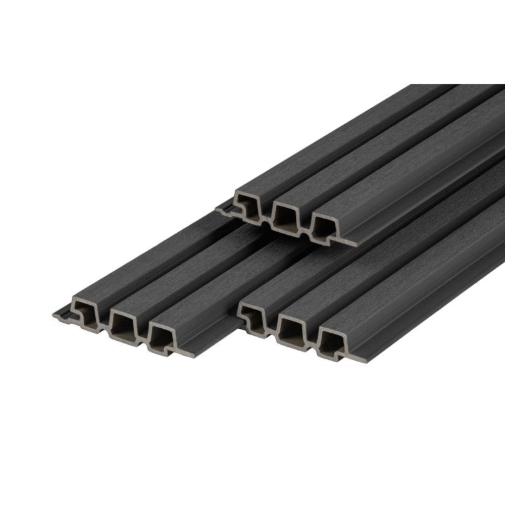 PuraTech 30 composiet gevelbekleding triple profiel Ebony Black