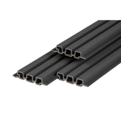 PuraTech 30 composiet gevelbekleding triple profiel Ebony Black