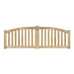 Toegangspoort de Luxe grenen groen geïmpregneerd 80>100 x 150 x 4 cm