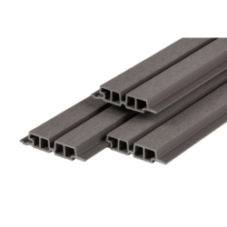 PuraTech 55 composiet gevelbekleding dubbel profiel Dark Grey