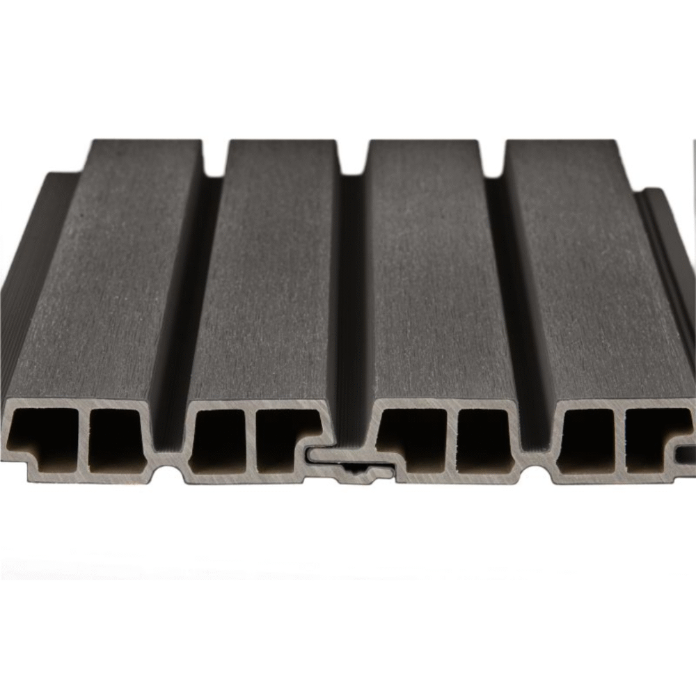 PuraTech 55 composiet gevelbekleding dubbel profiel Dark Grey