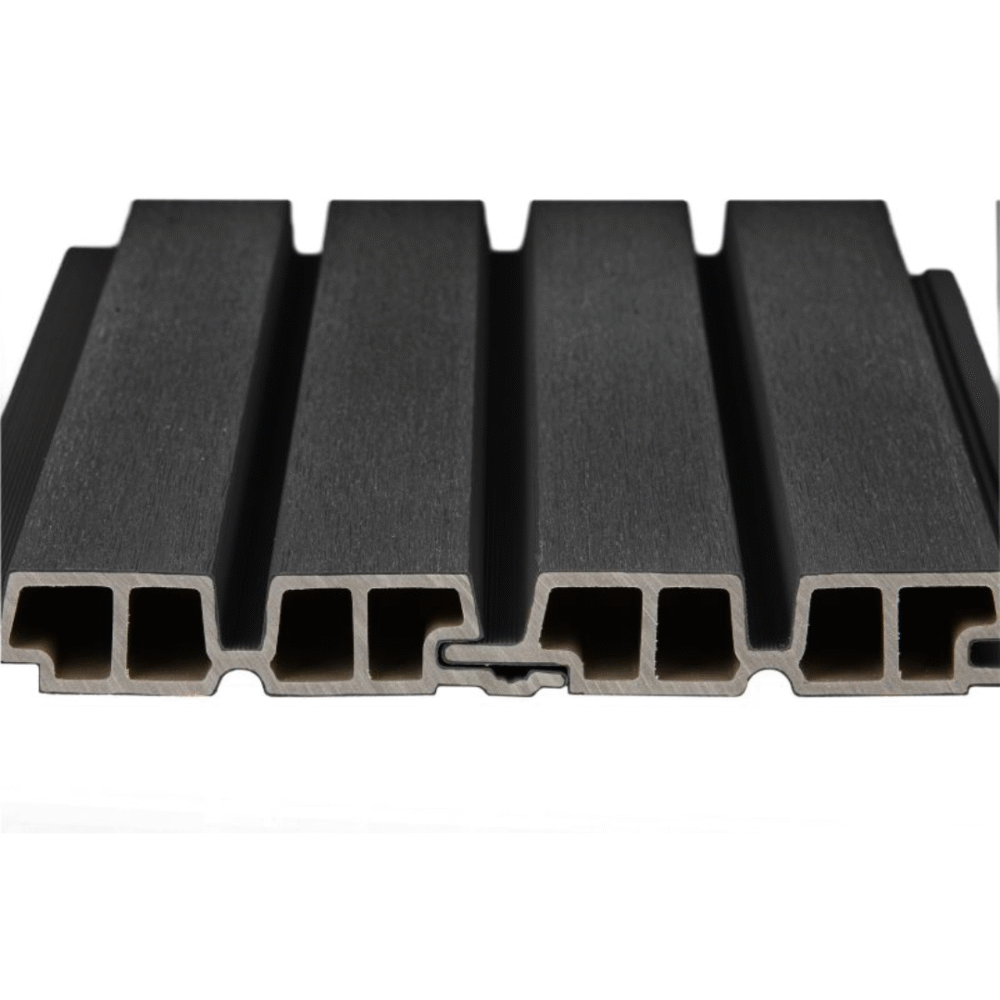 PuraTech 55 composiet gevelbekleding dubbel profiel Ebony Black