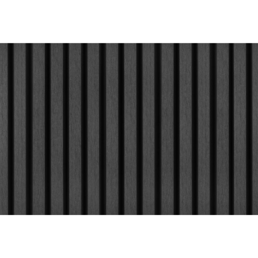 PuraTech 30 composiet gevelbekleding triple profiel Ebony Black