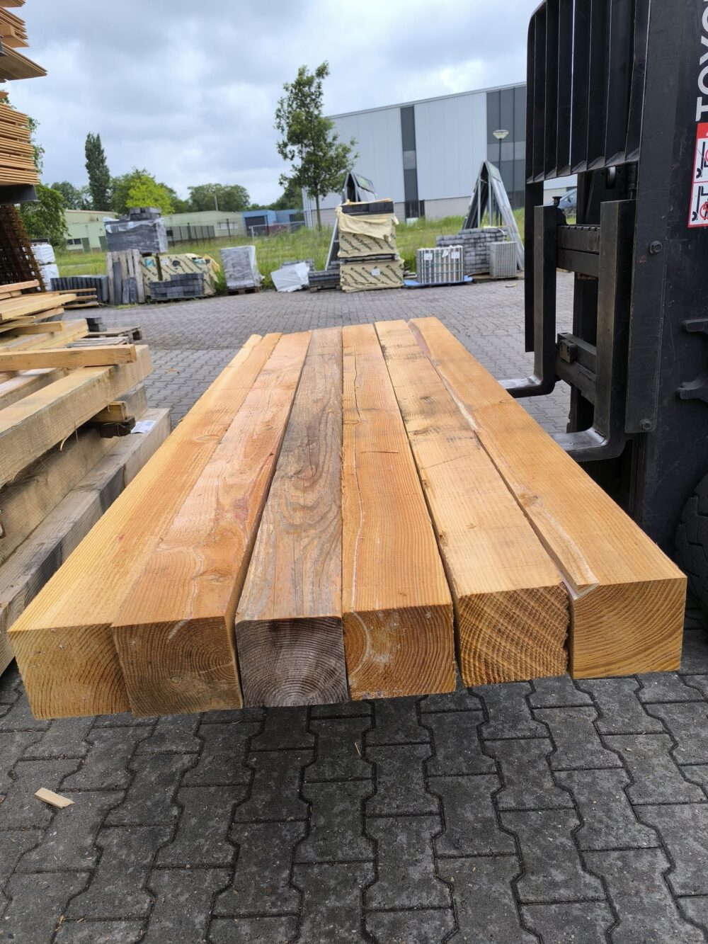 Restpartij Douglas Palen 15 x 15 x 250 cm 6 stuks