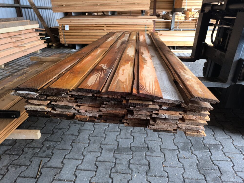 Restpartij Douglas Channelsiding 1,8 x 14,2 x 300 cm 74 stuks