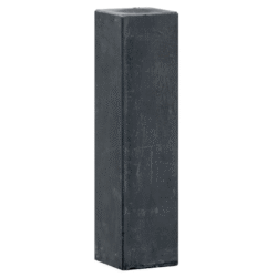 Betonpoer Antraciet 12 x 12 x 60 cm + poeren set M16