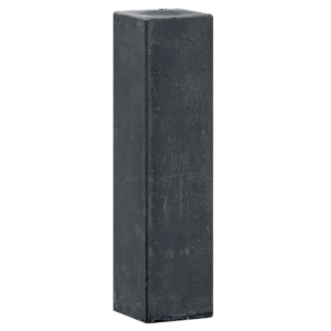 Betonpoer Antraciet 12 x 12 x 60 cm + poeren set M16