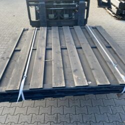 Restpartij Zwarte 3 lats schermen (4 stuks) 15+3 planks