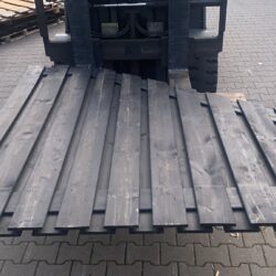 Restpartij Zwart afbouw scherm 19+2 1 stuk