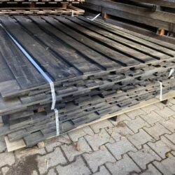 Restpartij zwarte schermen 19=2 plank 5 stuks(a)