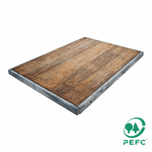 Gebruikte Steenschotten 140 x 107 x 4 cm Hardhout