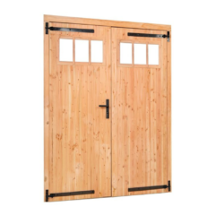 Douglas dubbele klampdeur met raam 185 x 205 cm